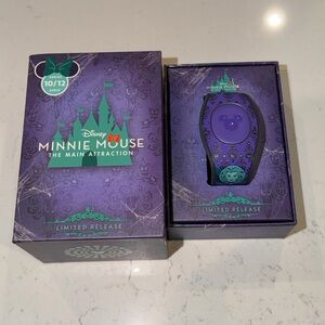 Disney Magic Band Minnie Main Attraction Haunted Manson Limited Release Unlinked